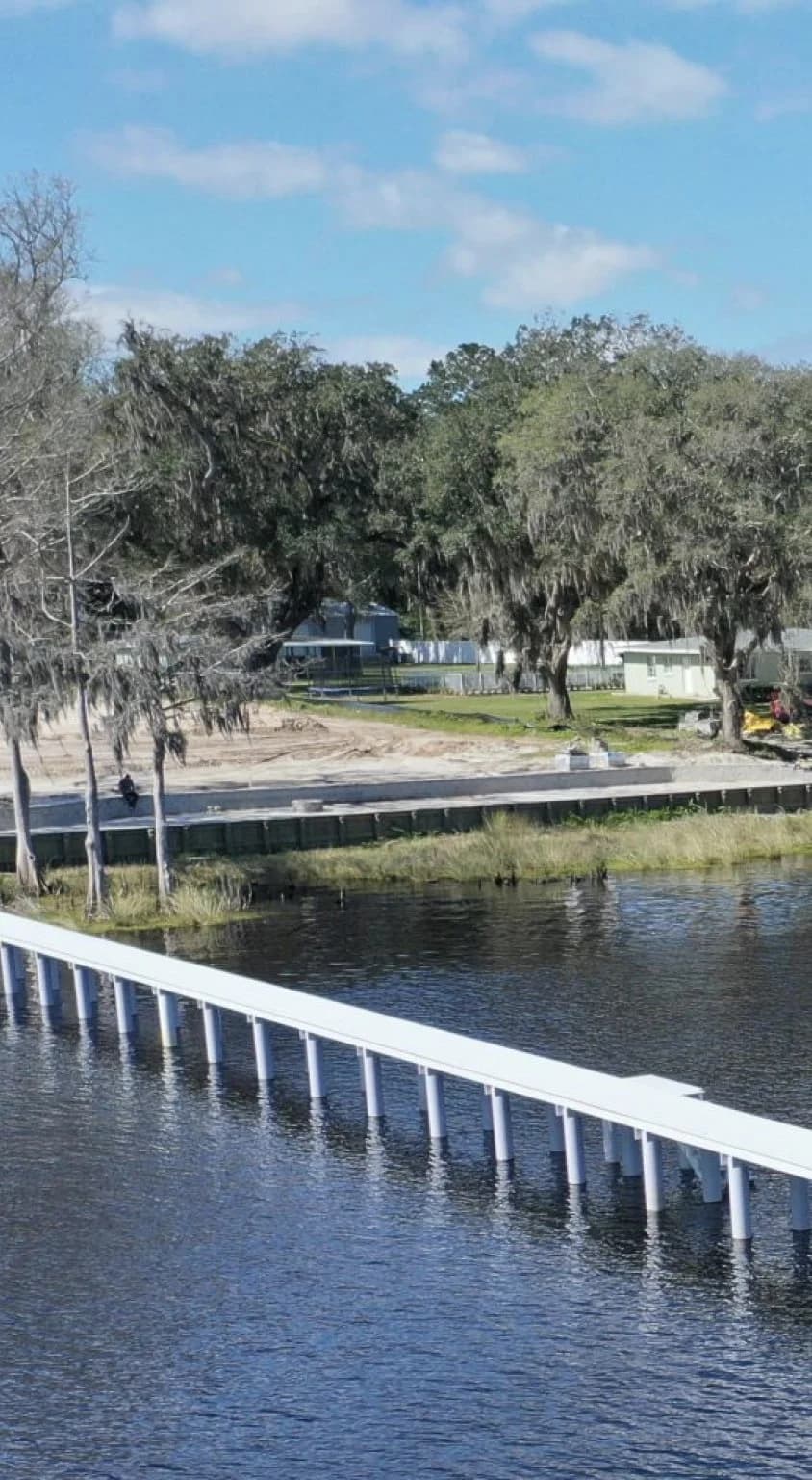 Contractors installing composite structures